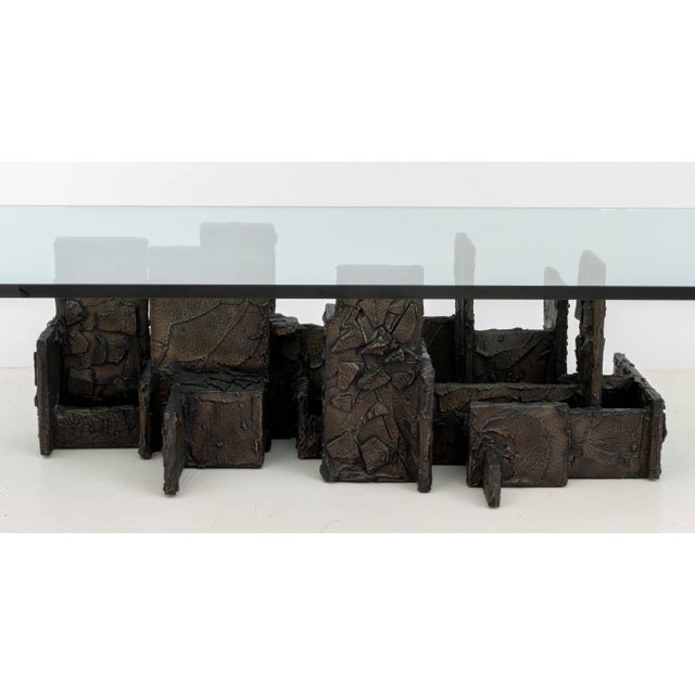 Paul Evans Skyline Bronze Resin Coffee Table, 1971 For Sale - Image 11 of 13