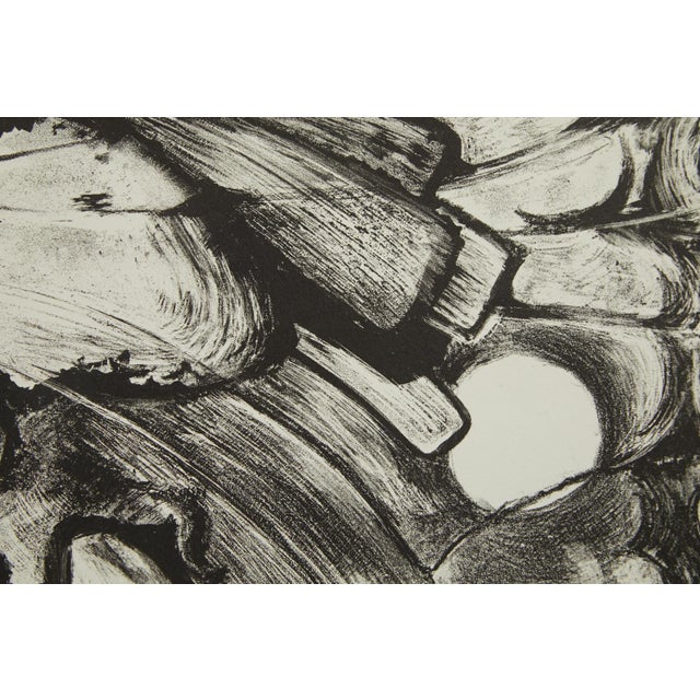 Mid Century Block Print #49 Revised Edition Unknown Artist 1958 on Watercolor Paper For Sale In Nashville - Image 6 of 7