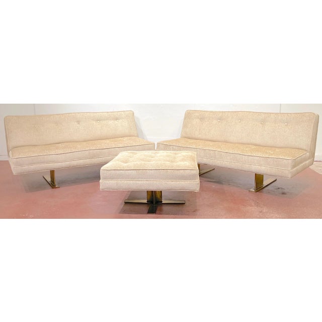 1970s Italian Mid- Century Sculptural Bronze 'Floating' Sectional Set - Set of 3 For Sale - Image 5 of 12