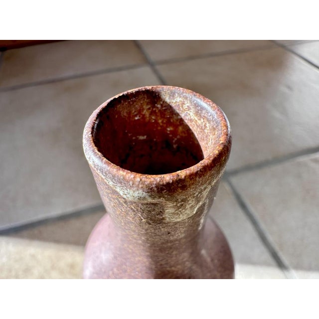 Studio Ceramic Art Bottle Vase from WGP Silberdistel, West Germany, 1960s For Sale - Image 9 of 13