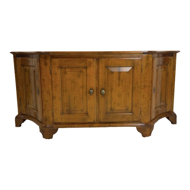 Late 20th Century Vintage Baker Milling Road Maple Side Board Server For Sale