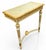 Wood French Louis XVI Revival Painted & Parcel-Gilt Wall-Mounted Console With Disappearing Secret Drawer, Late 19th Century For Sale - Image 7 of 17