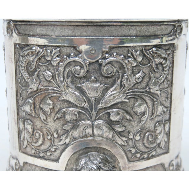 Tin Wine Bottle Stand by A. Reith, 1880s, Set of 2 For Sale - Image 10 of 18