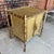 1970’s Faux Tortoiseshell Bamboo Herringbone Rattan Cabinet - Newly Painted For Sale In Mobile - Image 6 of 12