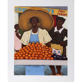 David Azuz "Martinique" Lithograph For Sale