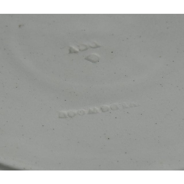 Mid 19th Century Antique Wedgwood Creamware Queensware Pierced Basketweave Plate With Scalloped Rim For Sale - Image 5 of 5