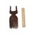 Early 20th Century Nyamwezi Mwana Hiti Figural Comb Tanzania For Sale In Denver - Image 6 of 6