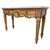 An elegant Neoclassical style console table by Century Furniture featuring a thick, beveled "Genuine Marble" top made in...