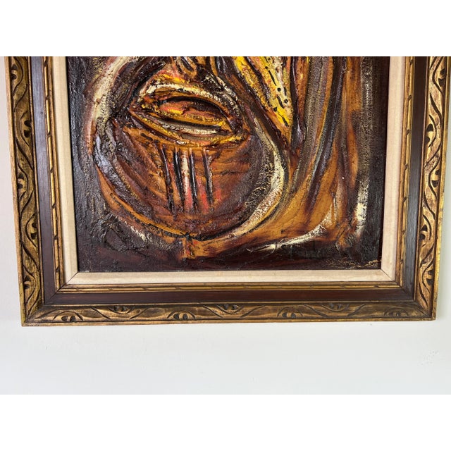 1960's Roy M. Steinberg Kinetic Musicians Oil Painting, Frame For Sale - Image 11 of 12