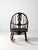 Antique Windsor Rocking Chair With Rush Seat For Sale - Image 11 of 12