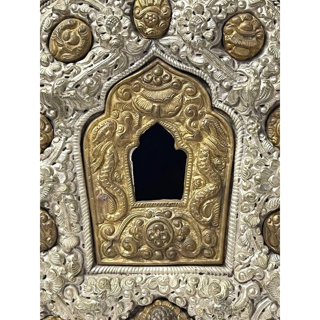 Silver Tibetan Traveling Prayer Shrine Gau For Sale - Image 8 of 12
