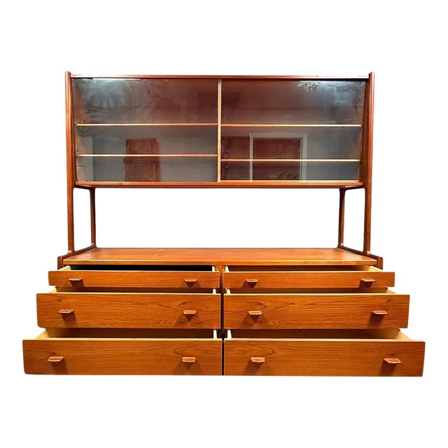 Hans J. Wegner Ry-20 Mobler Teak Hutch & Sideboard For Sale