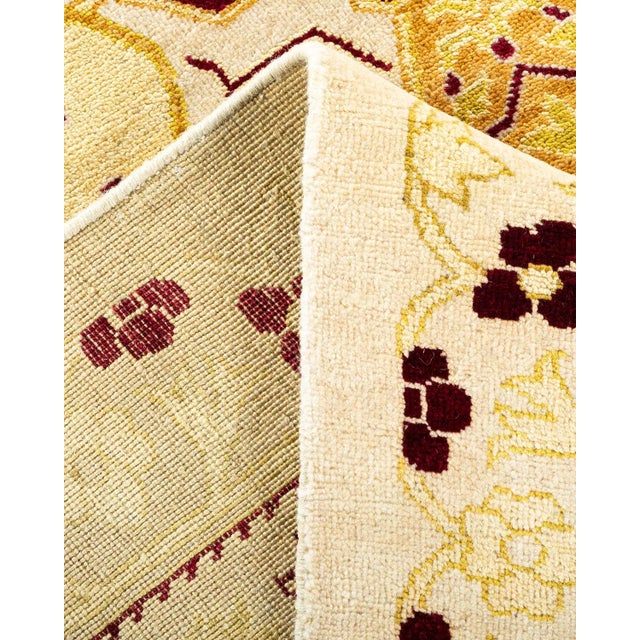Mogul, One-of-a-Kind Hand-Knotted Area Rug in Ivory, 10' 1" x 13' 7" For Sale In New York - Image 6 of 8