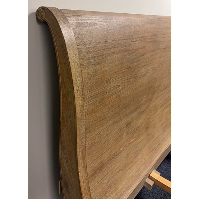 Restoration Hardware French Empire Rosette Sleigh Bed - King Size For Sale In New York - Image 6 of 11