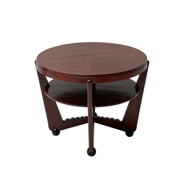 Art Deco Coffee Table in American Walnut by Max Coini, 1920s For Sale - Image 13 of 13