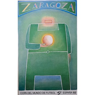 Jean-Michel Folon, Zaragoza, 1982, Lithographic Poster For Sale