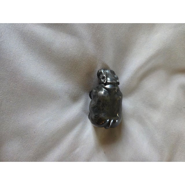Miniature Sterling Silver Hippopotamus For Sale In Raleigh - Image 6 of 6