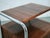 Bauhaus Tubular Chrome and Oak Nightstand, Former Czechoslovakia, 1940s For Sale - Image 4 of 14