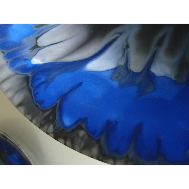 Bauhaus Ceramic Fruit Bowl & Plate Set, 1930s, Set of 7 For Sale - Image 3 of 15