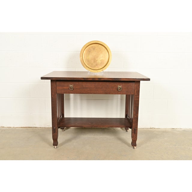 Tiffany Studios New York Bronze Doré Large Charger Plate or Tray For Sale - Image 10 of 11