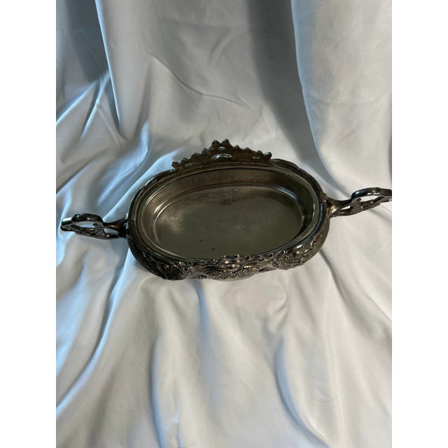 Vintage Godinger Silver Plate Jardiniere Art Nouveau Centerpiece For Sale In Jacksonville, FL - Image 6 of 6