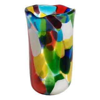 Italian Multicolored Vase, 1920s / 30s For Sale