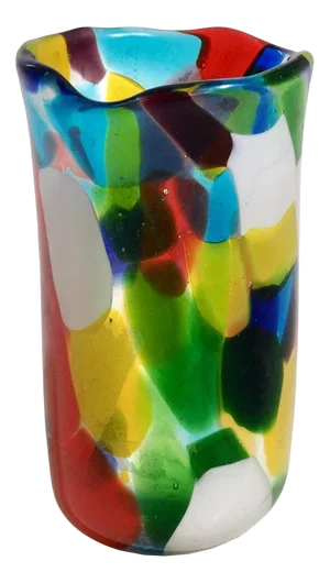 Italian Multicolored Vase, 1920s / 30s