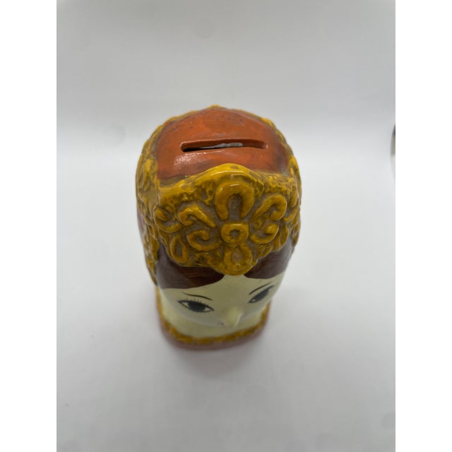 Mid 20th Century Mid 20th Century Gemma Taccogna Lady's Head Bank For Sale - Image 5 of 7