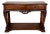 1940s Spanish Carved Console Table with Two Drawers For Sale