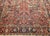 Antique Persian Heriz Serapi Rug, Hand-Knotted Wool, All-Over Geometric Pattern, Brick & Navy, 8x9 For Sale - Image 10 of 15