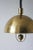 Mid-Century Modern German Ceiling Lamp in Brass by Florian Schulz, 1970s For Sale - Image 3 of 8