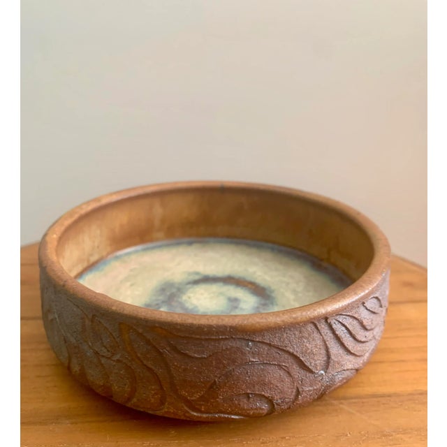 California Modernist Paul Bellardo Bowl Modern Pottery - Paul Bellardo Ceramic Dish Platter Catchall Bowl Pot For Sale - Image 9 of 11