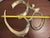 Religious Mid 20th Century Large 14" Heavy Brass Om Symbol Decor for Meditation Spaces. For Sale - Image 3 of 4