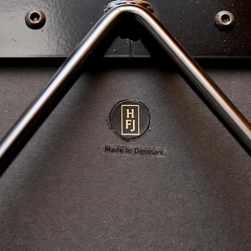 Nyhavn Desk in Black Lino and Steel by Finn Juhl For Sale - Image 9 of 18