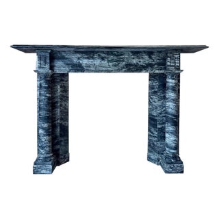 Antique Irish Georgian Marble Column Fireplace Mantel, 1810 For Sale