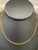 Metal 24 Karat Pure Gold Hand Made Yellow Gold Chain Necklace, 8 Gm, 16 Inch For Sale - Image 7 of 8