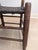 19th Century Early American Primitive Child's Ladderback Chair With Woven Leather Seat For Sale - Image 12 of 14