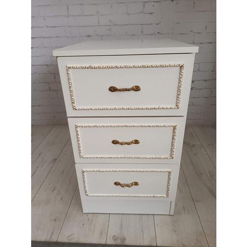 Gold Vintage Bedroom Chest of Drawers, 1980s For Sale - Image 8 of 14