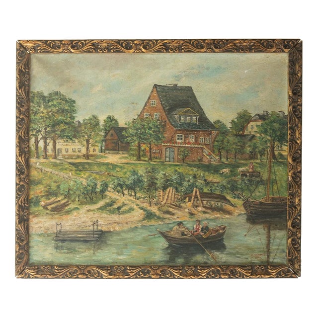 P. Fehlhauer, Landscape, Oil Painting For Sale