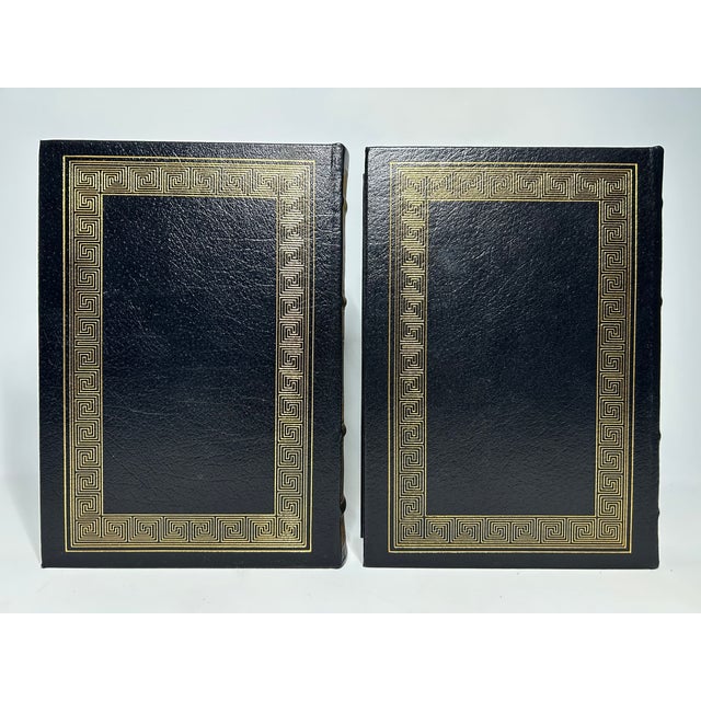2000s Easton Press Collector's Edition Leather Illustrated Quarto Volume Set, Homer's Iliad and Odyssey (Fagles Trans.) - 2 Books For Sale - Image 11 of 12