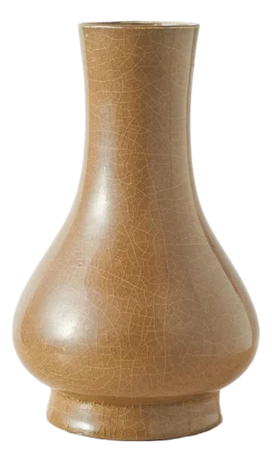 Longquan Celadon Vase with Brown Teadust Glaze