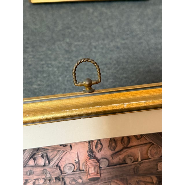 Wood Anton Pieck Paper Tole Shadowbox Artworks, Pair For Sale - Image 7 of 18