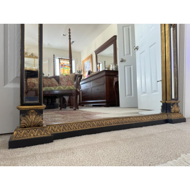 Maitland-Smith Canova Empire Giltwood & Gilded Metal Mirror For Sale - Image 12 of 18