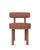 Wood Moca Chair in Safire 13 Fabric and Smoked Oak by Studio Rig for Collector For Sale - Image 7 of 7
