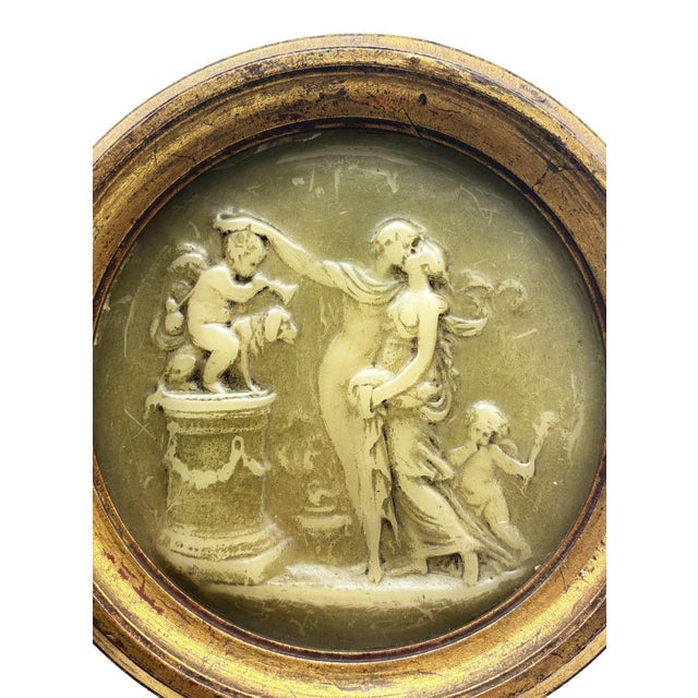 The Oath of Love or Love and Friendship Crowning Fidelity Attributed to the French court artist Jean Guillaume Moitte...