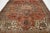 Burnt Orange 1950s Vintage Handmade Heriz Wool Rug in Rust Color With Medallion Design For Sale - Image 8 of 8