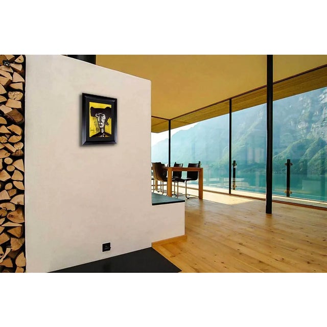 Bernard Buffet Original Limited Edition Lithograph. Titled: A Torero. Size : 24x31,2cm. Frame Size: 14 1/2 x 17 1/4in. On...