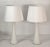 Swedish Modern Glass and Teak Table Lamps by Bernt Nordstedt for Bergboms, Set of 2 For Sale - Image 6 of 12