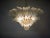 Mid-Century Modern Murano Chandelier Original Palmette, Opal Iridiscent Glass - 58 Glasses For Sale - Image 3 of 10