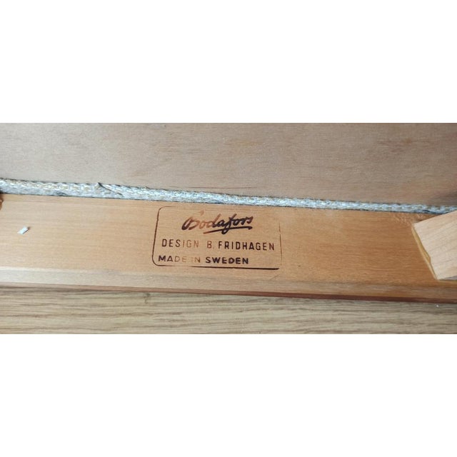 Mid-Century Modern Set of Teak Chairs by Bertile Fridhags for Bodaforrs, 1970s For Sale - Image 3 of 18